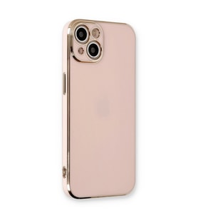 Iphone 13 Kılıf Volet Silikon - Pembe