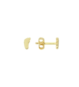 14 Ayar Altın Minik Ayak Küpe 0,58 gr