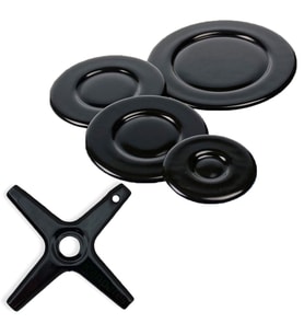 Simton-Twix-Ukinox Cezvelik Set Üstü Ocak 4 lü Kapak Takımı (Beyaz)