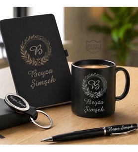 Hemen Kargo Kişiye Özel Premium Tasarım Erkek Kadın Premium Hediye Seti