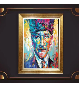 Özel Seri Paspartulu Çerçeveli Atatürk Tablo l84 (Gold)