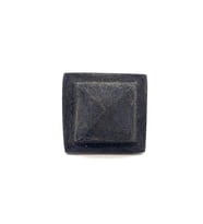 Antika Tarz Dekoratif Pirinç Flanşlı Piramit Kabara - 29 Mm, Oksit