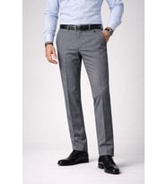 Caserta Klasik Fit Likralı Erkek Kanvas Pantolon - 7517 (Gri)