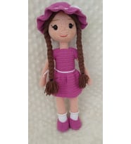 Ayşem Bebek Amigurumi Organik Oyuncak