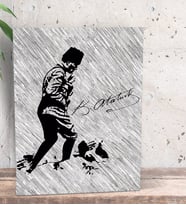 BK Gift Atatürk Temalı Dekoratif Mini Kanvas Tablo 15x20cm-38