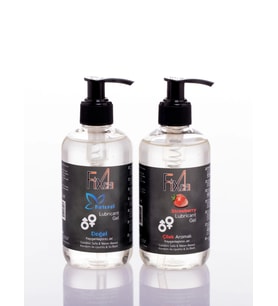 FixCla Kayganlaştırıcı Jel Natural & Strawberry 250 ml 2'Li Set