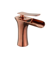 FKN Şelale Kısa Rose Lavabo Bataryası