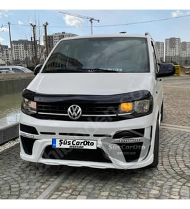 Vw Transporter T6 - T7 2010-2022 Uyumlu Batman Yarasa Ayna Kapağı Piano Black ABS Plastik