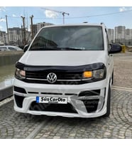 Vw Transporter T6 - T7 2010-2022 Uyumlu Batman Yarasa Ayna Kapağı Piano Black ABS Plastik