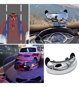 Motosiklet İçin Islanmaya Dayanıklı Geniş Açı Görme ve Kör Nokta Aynası