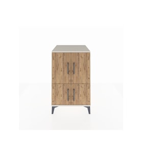 Kronos Komodin 2 Raflı 4 Kapaklı 60x59x96 Aytaşı-Çam