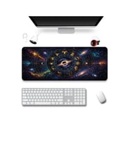 SonicTouch Klavye Mousepad 40x90cm Dikişsiz Pürüzsüz Sıvı Geçirmez Kaymaz Taban Yıldız Haritası