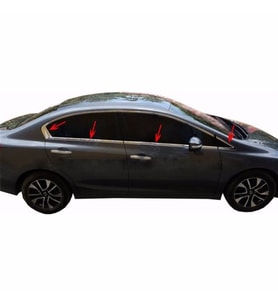 Honda Civic 9 Cam Çıtası 8 Prç Krom 2012 Ve Sonrası