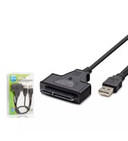 Hadron HDX7516 USB to SATA 2.5 inç HDD/SSD Kablosu Güç Destekli 38cm