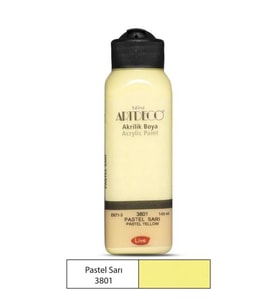 Artdeco Akrilik Boya Pastel Sarı 140 ml 3801