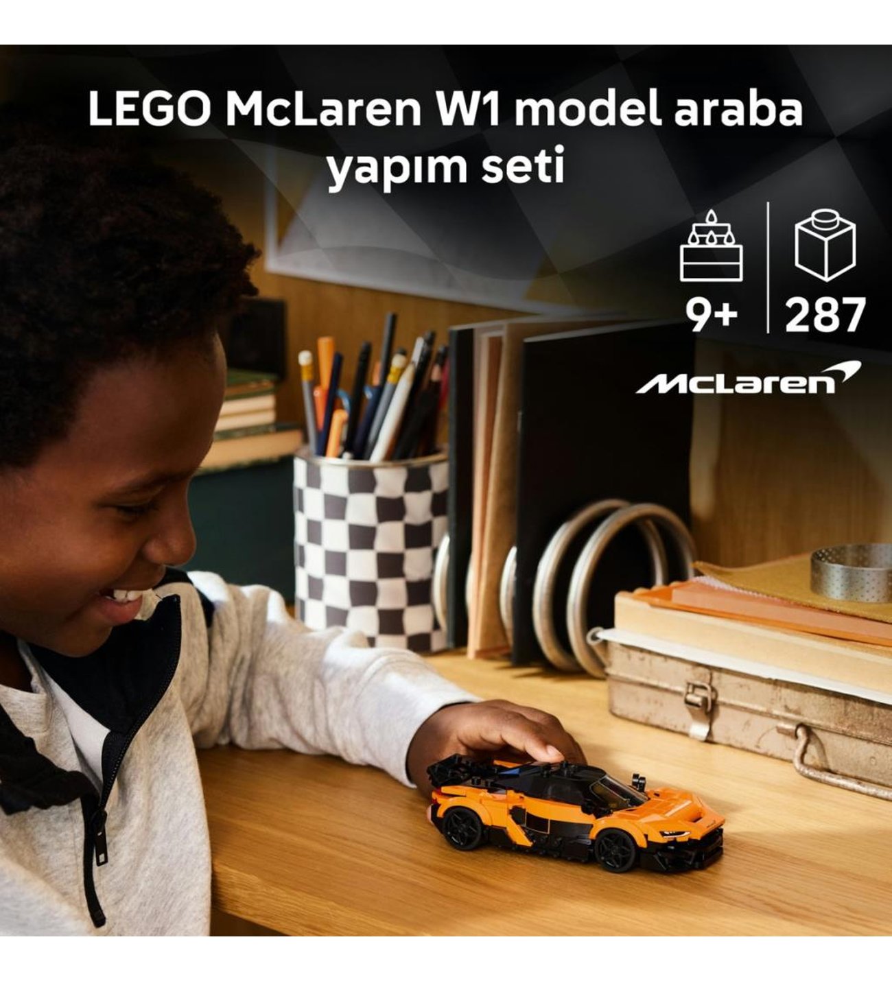 LEGO 77257 Speed Champions McLaren W1 Gerçek Süper Araba