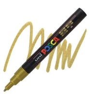 Uni Posca Pc-3m 0.9-1.3 Mm Altın