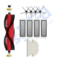 ROBOROCK  S50 – S55 –S5 MAX – S6 – S6 MAXV Uyumlu 1 Ana Fırça 4 Yan Fırça 4 Filtre 2 Mop PKT-iasgf0000693