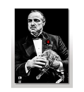 35cmX50cm Ahşap Tablo The Godfather