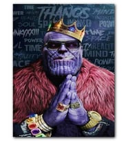 Cakatablo MDF (Ahşap) Tablo Thanos, Taç Sonsuzluk Savaş