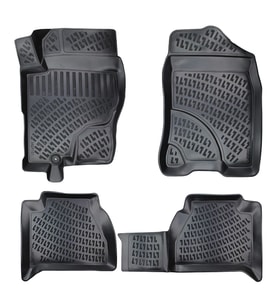 Rizline 3D Oto Paspas Siyah Renk Nissan Navara 2005 - 2013 ile uyumlu