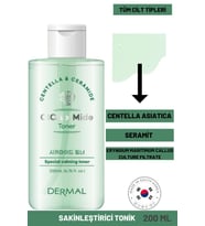 Dermal CICA x Mide Toner Centella Asiatica ve Seramid Özlü Sakinleştirici Tonik 200 ML 