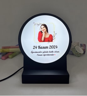 Öğretmenler Gününe Özel Led Işıklı Hediye (11x13 cm)