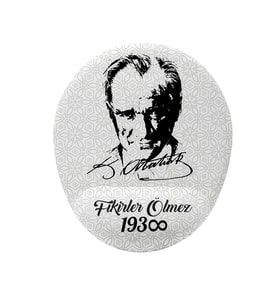 Atatürk Fikirler Ölmez Bilek Destekli Mouse Pad (Çok Renkli)