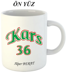 Kişiye Özel Hediyelik Kars 36 Kupa Bardak