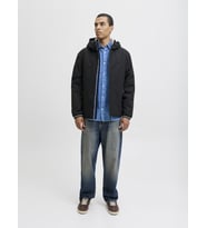 Jack & Jones Premium JPRBLUALVES Jacket – Şık Klasik Erkek Mont, Suya Dayanıklı Günlük Şehir Stili Ceket (Siyah)