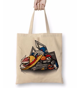 Anime Stuff Bez Çanta Uzun Saplı
