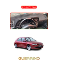 PEUGEOT 306TORPİDO KORUMA HALISI KIRMIZI KENAR