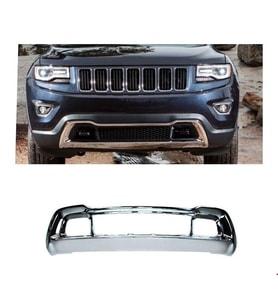Jeep Grand Cherokee Ön Tampon Alt Krom Çerçeve 2014 Sonrası Uyumlu