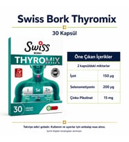 Swiss Bork Thyromix İyot Selenyum ve Çinko 30 Kapsül