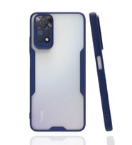 Xiaomi Redmi Note 11S Global Kılıf Parfe Kenarları Pastel Renk (Lacivert)