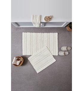 Doquhome Pera Banyo Paspası Krem 60x100cm