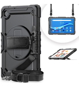 Samsung Galaxy Tab A7 Lite T220 T225 T227 Kılıf Defender Askılı Pars Case Fuji (Siyah)