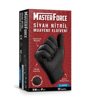 MASTER FORCE SİYAH NİTRİL ELDİVEN XL MAKSİ BOY