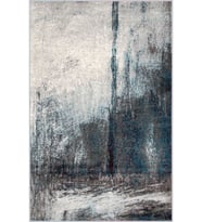 Eliana Home Baskılı, Yıkanabilir Kaymaz Taban Salon Halısı LNA1166 100x150 cm (Gri)