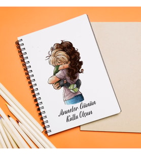 Anneler Günü Tasarımlı Defter