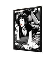 Pulp Fiction Uma Thurman Çerçeveli Mdf Tablo