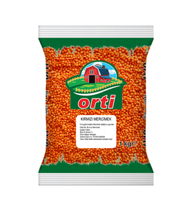 Orti Kırmızı Mercimek 1Kg