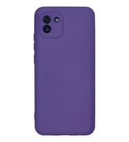 Newface Samsung Galaxy A03 Kılıf Nano içi Kadife Silikon - Mor