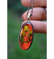 STONEAGE JEWELLERY Kuru Çiçek Bayan Kolye