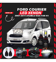 Ford Courier 2007-2014 Kısa Far Uyumlu Şimşek Etkili Led Xenon Light Series H1