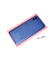 Samsung Galaxy A03 Sm A035 kasa Arka Pil Batarya Kapağı Mavi