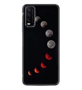 Vivo Y11s Kılıf Resimli Desenli Silikon Platinium Series Mooons 1861