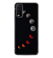 Vivo Y11s Kılıf Resimli Desenli Silikon Platinium Series Mooons 1861