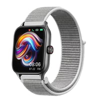 Huawei Watch GT 3 42mm Uyumlu Kordon Hasır Örgü Cırt Cırtlı Terletmeyen Zore KRD-03 Kumaş Kayış
