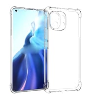Northcity Xiaomi Mi 11 Kamera Korumalı Shockproof Silikon Kılıf - Darbe Emici Şeffaf TPU